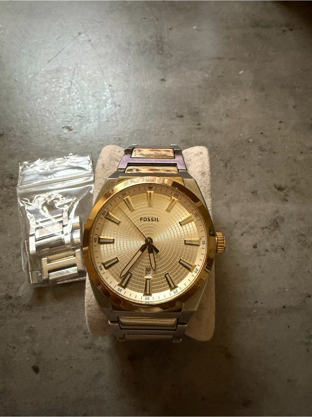 Fossil Stainless Steel Two Tone Watch